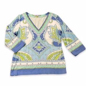 Barbara Gerwit Cotton Knit Top  size XL